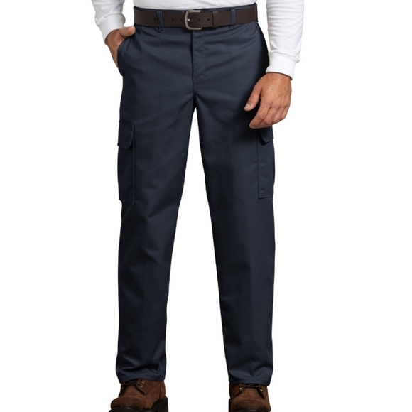 Genuine Dickies Cargo Relaxed FLEX Straight Cargo Pockets Wrinkle Resistant - Picture 1 of 4
